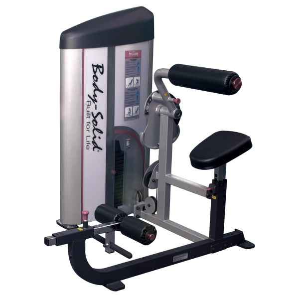 Poste abdominaux Bodysolid Club Line Ab Back 75 kg weight stack